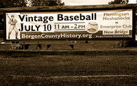 7/10/21 Vintage Base Ball: Flemington Neshanock vs Enterprise Club of New Bridge at Historic New Bridge Landing , River Edge, NJ